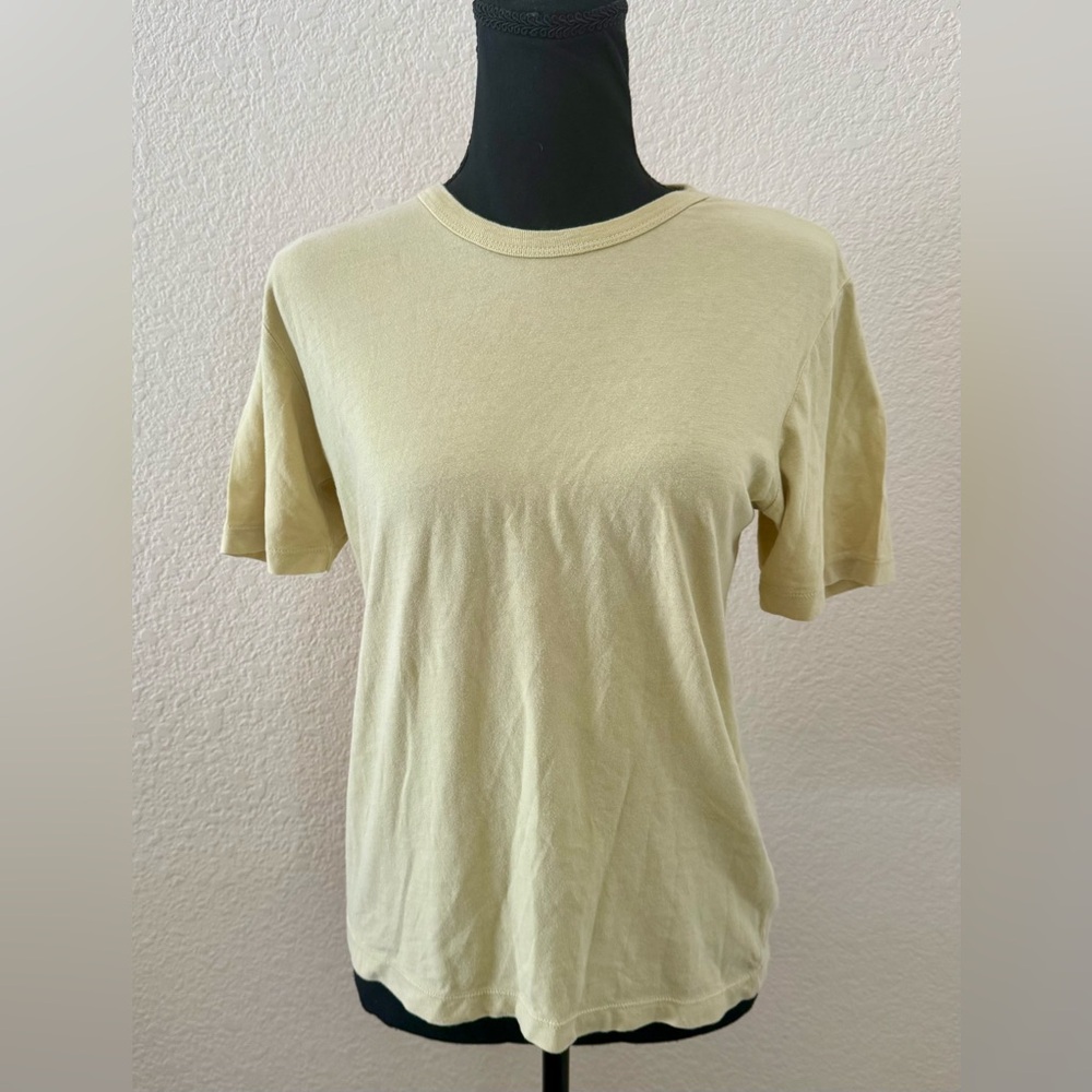 NWT Vintage 90s Banana Republic Green/Yellow Short Sleeve T-Shirt Md-Lg